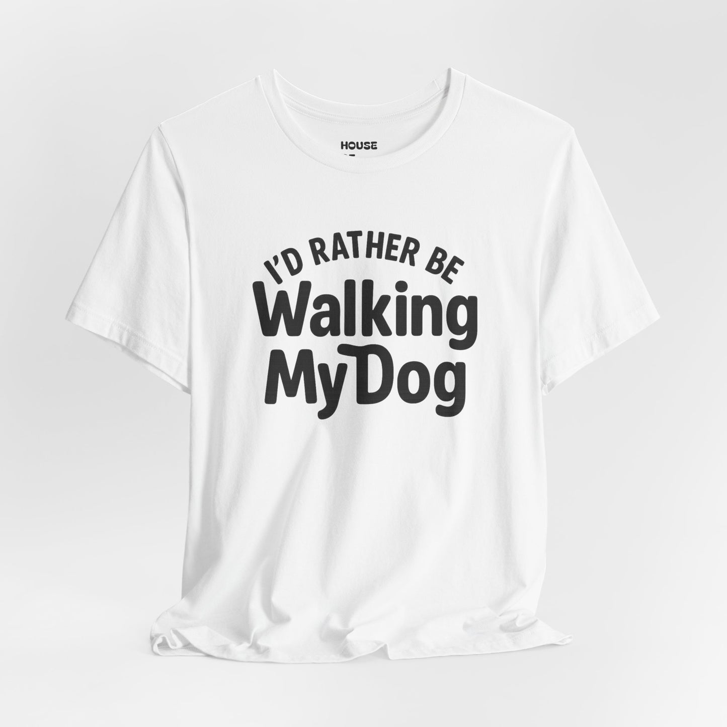 I'd Rather Be Walking My Dog Unisex Tee – Perfect Gift for Dog Lovers